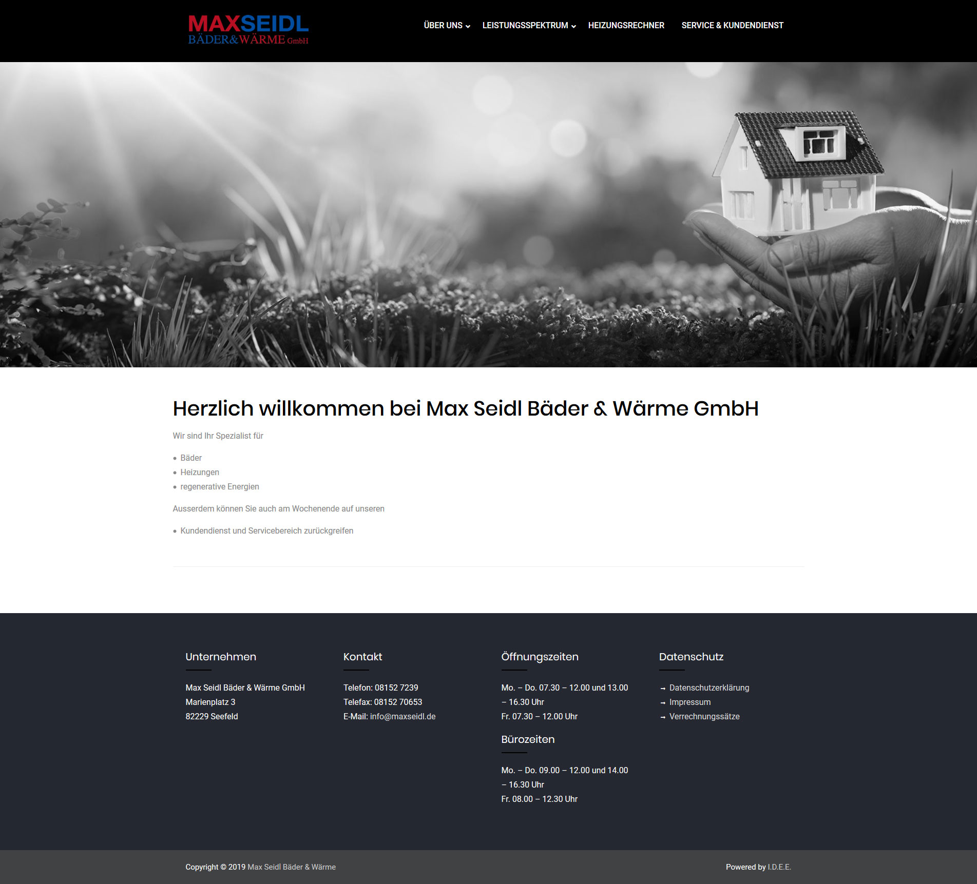 Max Seidl Bäder Wärme